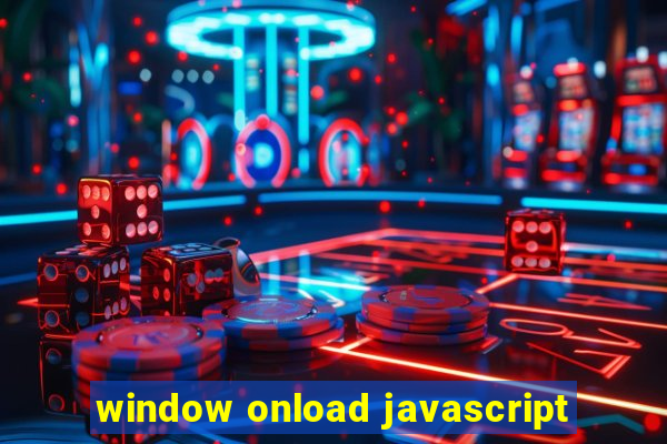 window onload javascript